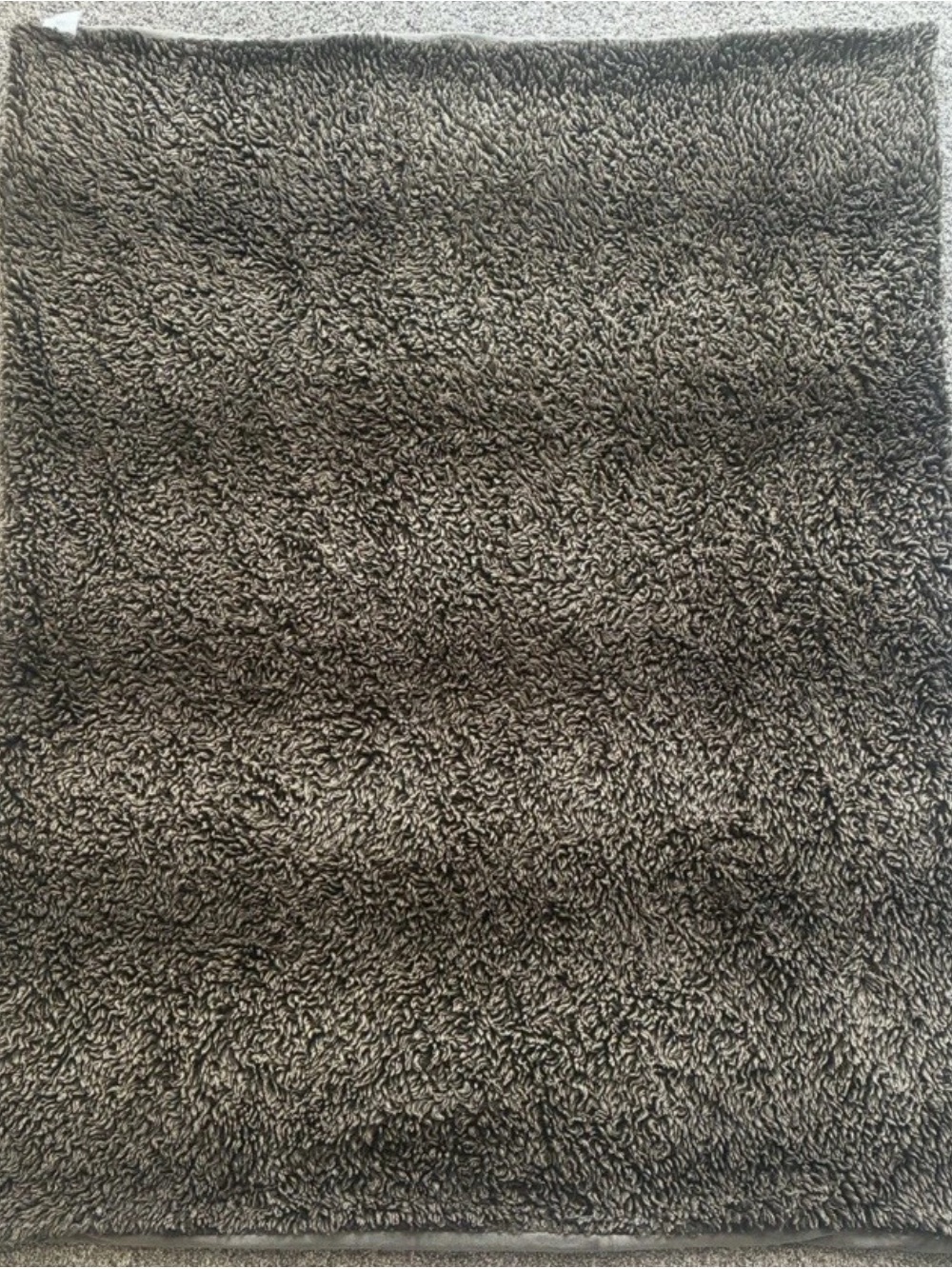 Restoration Hardware Faux Fur Brown Throw Blanket
